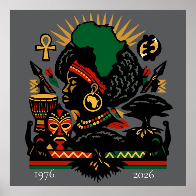 100 Years of Black History Month 2026 Celebration Poster (Front)