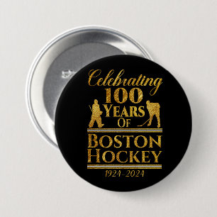 100 Years Of Boston Hockey Button
