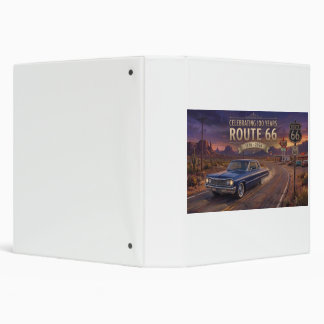 100 Years Of Route 66 3 Ring Binder