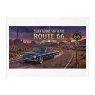 100 Years Of Route 66 Acrylic Print