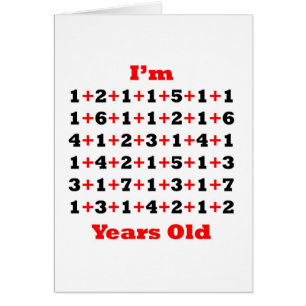 100 Years old Blk Red Cards