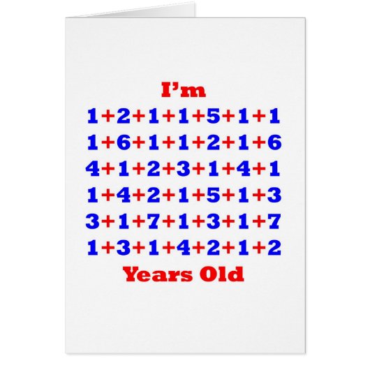 100 Years old! Cards (Front)