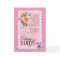 100 years old greeting card - roses and butterflie