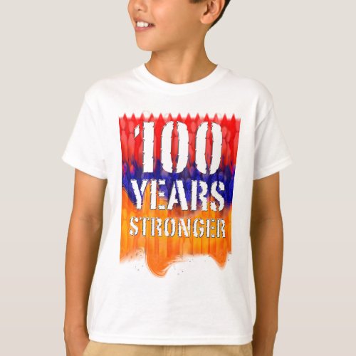 100 Years Stronger Armenian Youth Sweatshirt T_Shirt
