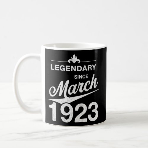 100Th 100 Born In March 1923 Coffee Mug