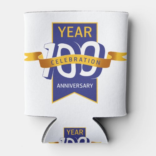 100th_anniversary_logo can cooler