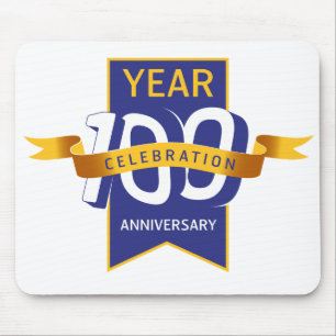 100th_anniversary_logo mouse pad