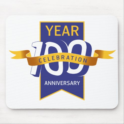 100th_anniversary_logo mouse pad