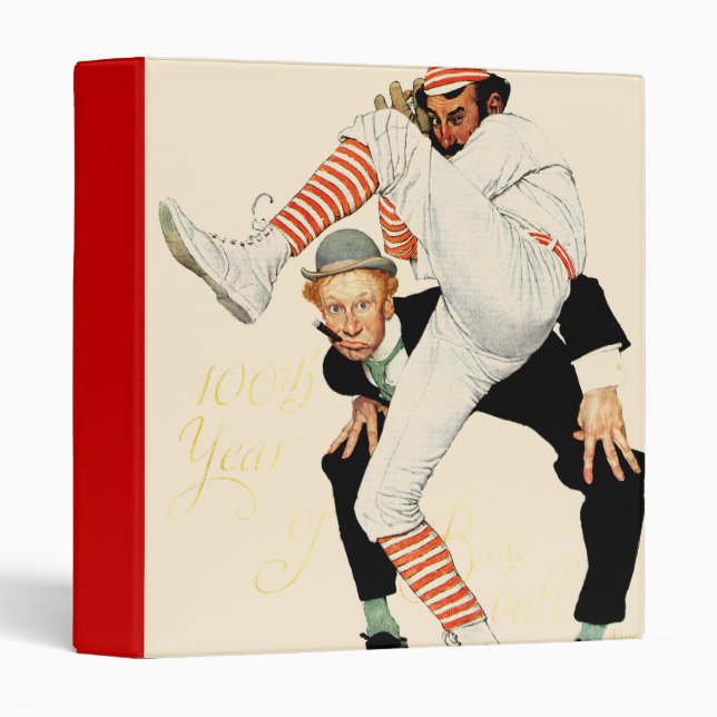 100th Anniversary of Baseball Binder (Front/Spine)