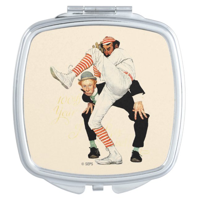 100th Anniversary of Baseball Compact Mirror (Front)