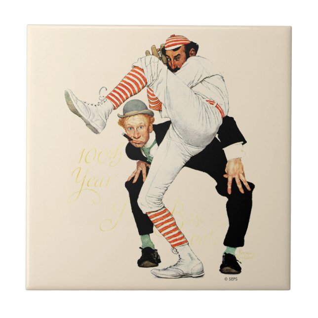 100th Anniversary of Baseball Tile (Front)