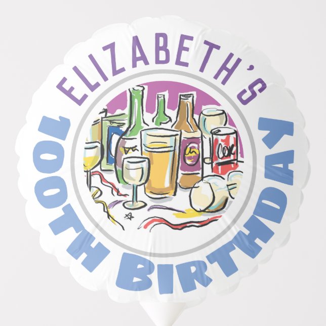 100th Birthday Balloon (Front)