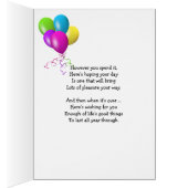 100th Birthday Car Cards (Inside (Right))