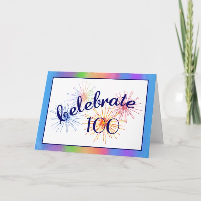 100th Birthday Celebration Card (Front)
