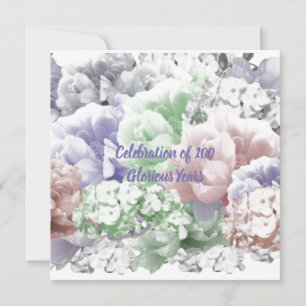 100th Birthday Celebration Invitation