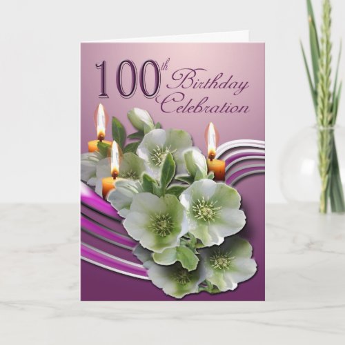 100th Birthday Celebration Invitation