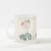 100th Birthday Celebration Vintage Rose F Mug