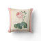 100th Birthday Celebration Vintage Rose Pillow