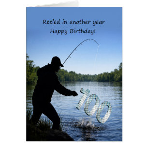 100th Birthday Fisherman  Cards