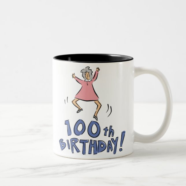 100th Birthday Gifts Mug (Right)