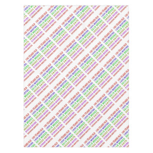 100th  Birthday Milestones Tablecloth