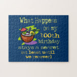 100th Birthday Party Gifts. What happens on my 100 Jigsaw Puzzle