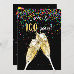 100th Birthday party Invitation