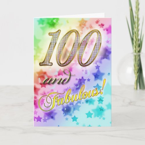 100th Birthday party invitation