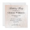 100th Birthday party invitation, roses and pearls
