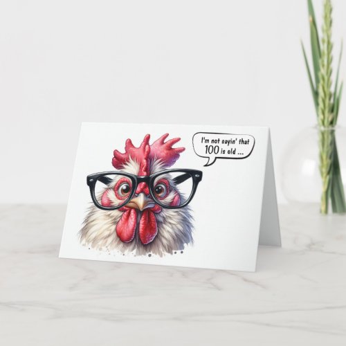 100th Birthday Rooster Humor