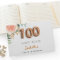 100th birthday rose gold eucalyptus elegant