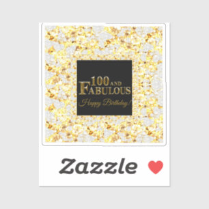 100th Birthday Sticker