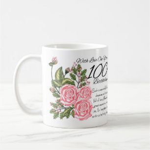 100th Birthday White 11 oz Classic White Mug