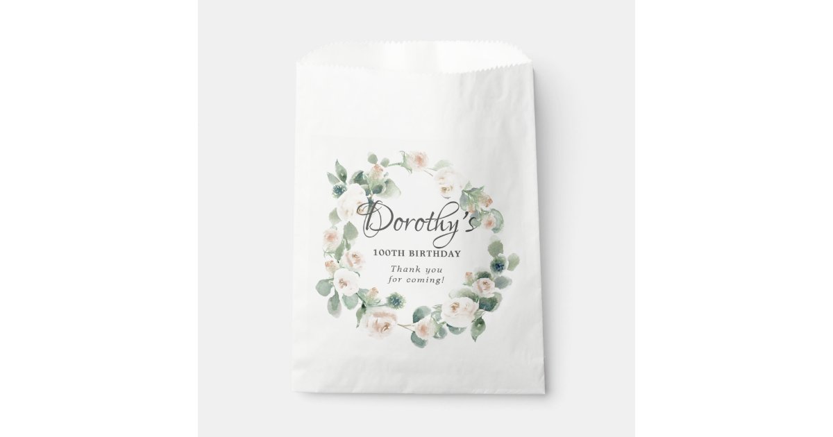 100th Birthday Party Favor Bags