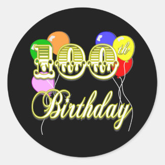 2,000+ 100th Birthday Stickers and 100th Birthday Sticker Designs | Zazzle