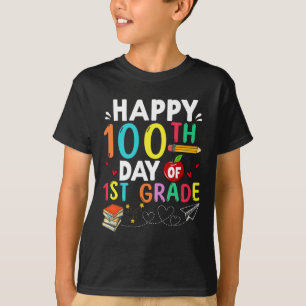 100th Day Of 1st Grade 100 Days Of School Teacher T-Shirt
