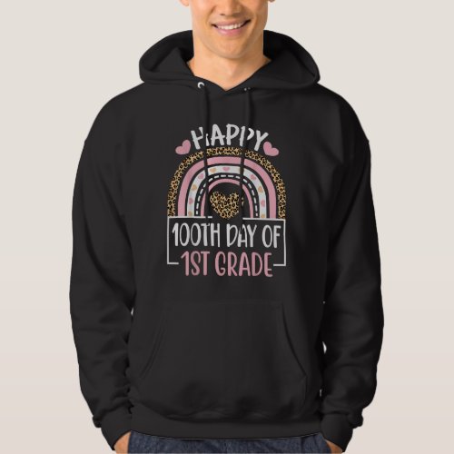 100th Day Of First Grade Funny 100 Days Of School  Hoodie