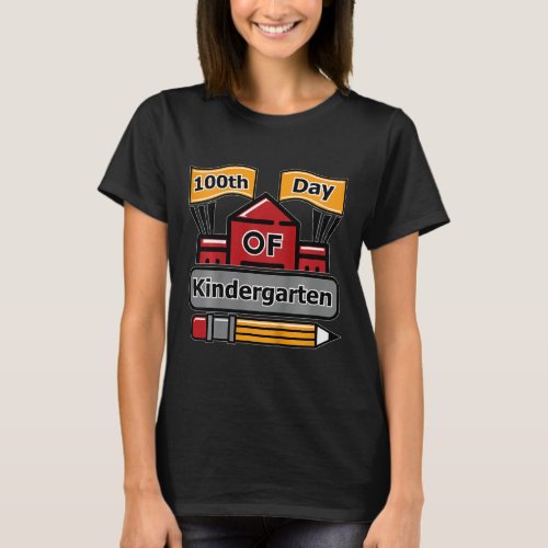 100th Day Of Kindergarten  T_Shirt