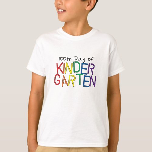 100th Day of Kindergarten T_Shirt