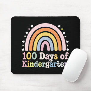 100th Day of Kindergarten Teacher Kids 100 Days Mouse Pad