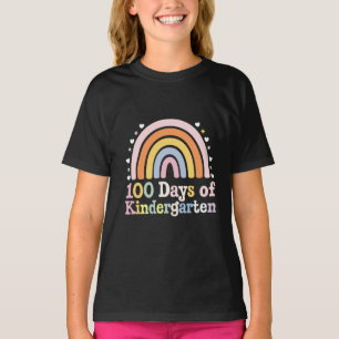 100th Day of Kindergarten Teacher Kids 100 Days  T-Shirt