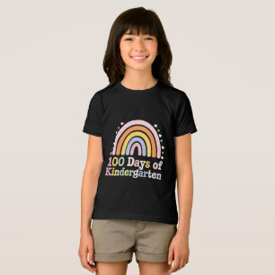 100th Day of Kindergarten Teacher Kids 100 Days  Tri-Blend Shirt