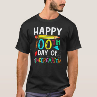 100th Day Of Kindergarten Teachers Kids 100 Days O T-Shirt