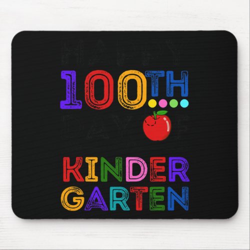 100th Day Of Kindergarten Teachers Students 100 Da Mouse Pad