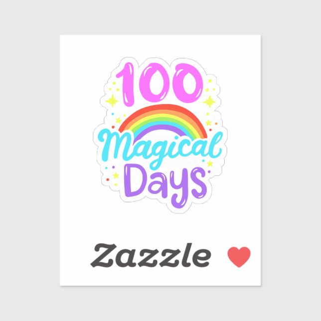 100th Day of School 100 Days 35 Sticker (Sheet)