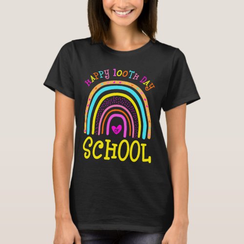 100th Day Of School 100 Days Brighter Girls Teache T_Shirt