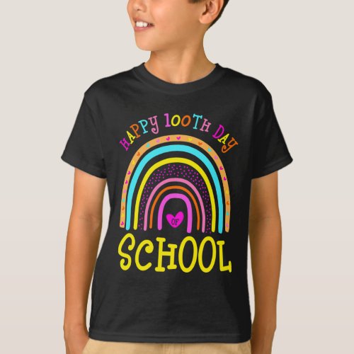 100th Day Of School 100 Days Brighter Girls Teache T_Shirt