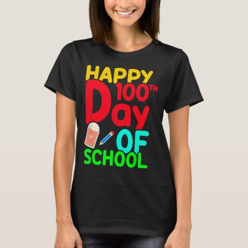 100th Day Of School 100 Days Cute Students Boys Gi T_Shirt