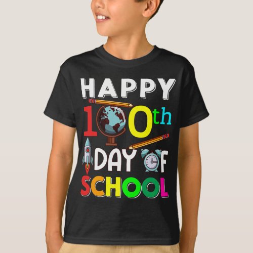 100th Day Of School 100 Days Of School Teacher Stu T_Shirt