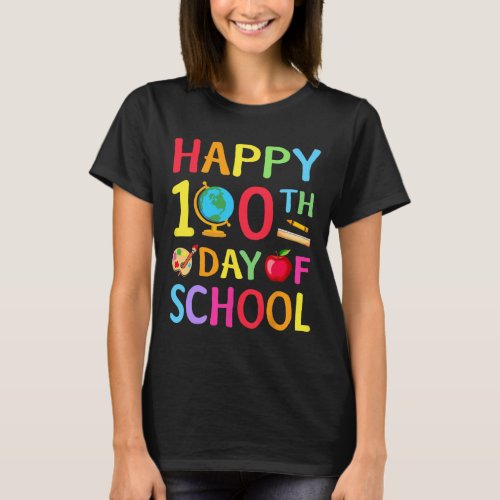 100th Day Of School 100 Days Of School Teacher Stu T_Shirt